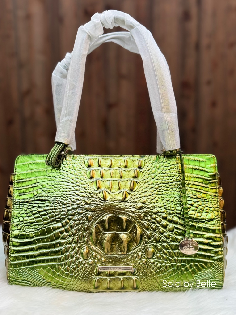 NWT Brahmin Josette Cacti Green Melbourne
